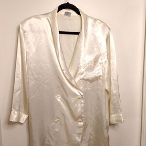 VTG 80s Double Breasted Lingerie Top